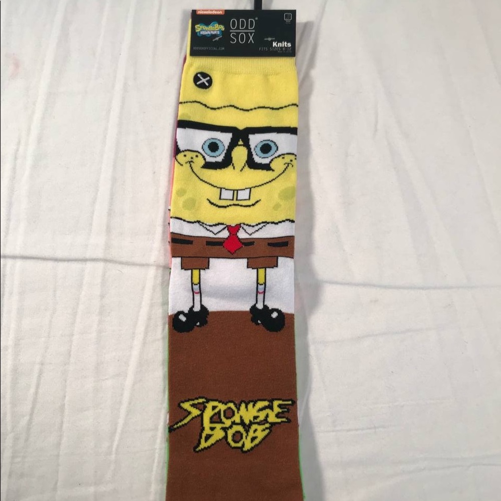 NWT Odd Sox x Nickelodeon Spongebob Squarepants Patrick Star Socks - Picture 2 of 4
